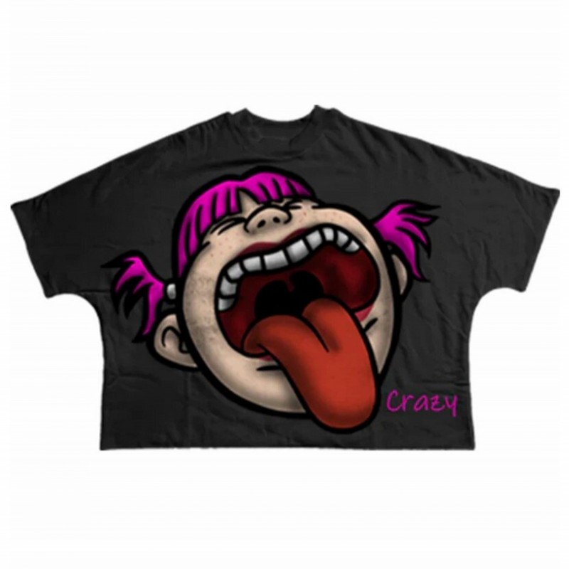 Men's T Shirts Y2K Harajuku Shirt Woman Tees Hip Hop Gothic Graphic Print Oversized Cotton Tshirt Punk Short Sleeved Streetwear Casual Tops