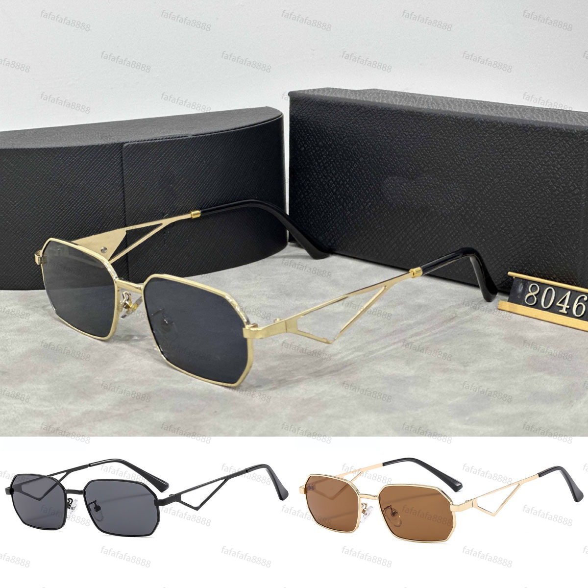 Metal designer sunglasses for Women mens sunglasses triangle hollow letter Eyeglasses fashion gafas de sol simple classical mens sun glasses designers faf199
