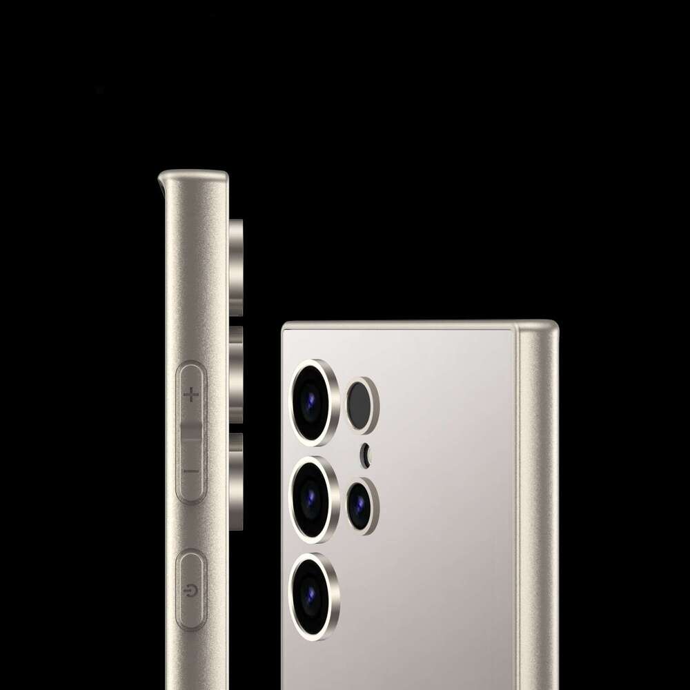 Suitable for Samsung S24Ultra phone AG back cover ultra-thin fashionable solid color skin feel S24U protective case