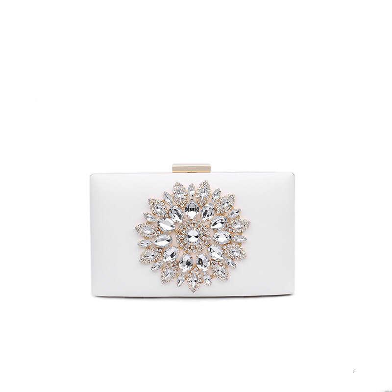 Dinner Bag Diamond Dinner Handheld Fashion Dress Evening Party One Shoulder Crossbody Chain Small Bag KQ