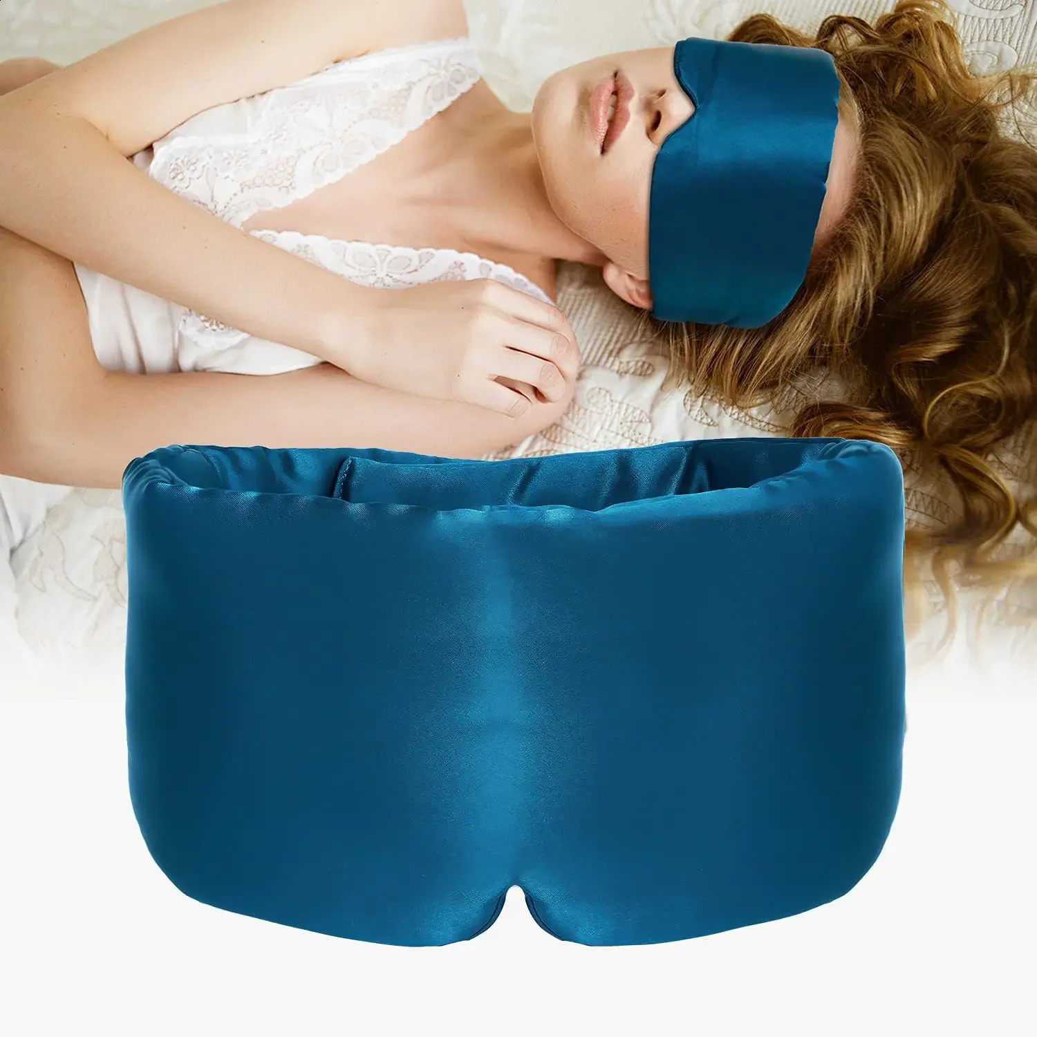 Mulberry Silk Sleep facial mask Eye Mask Obstructive Light Eye Mask Cushion Slaapmasker Travel Sleep Aid Sleep Patch 250429