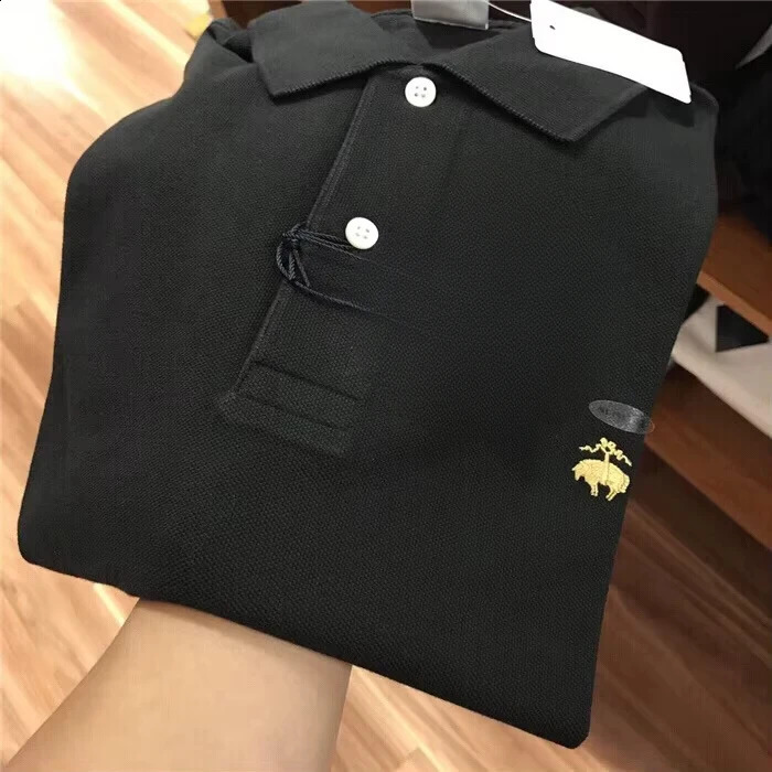 Embroidered cotton 2025 arrival summer Booker and Brothers mens polo shirt short sleeved Tshirt casual business 250425 - view 3