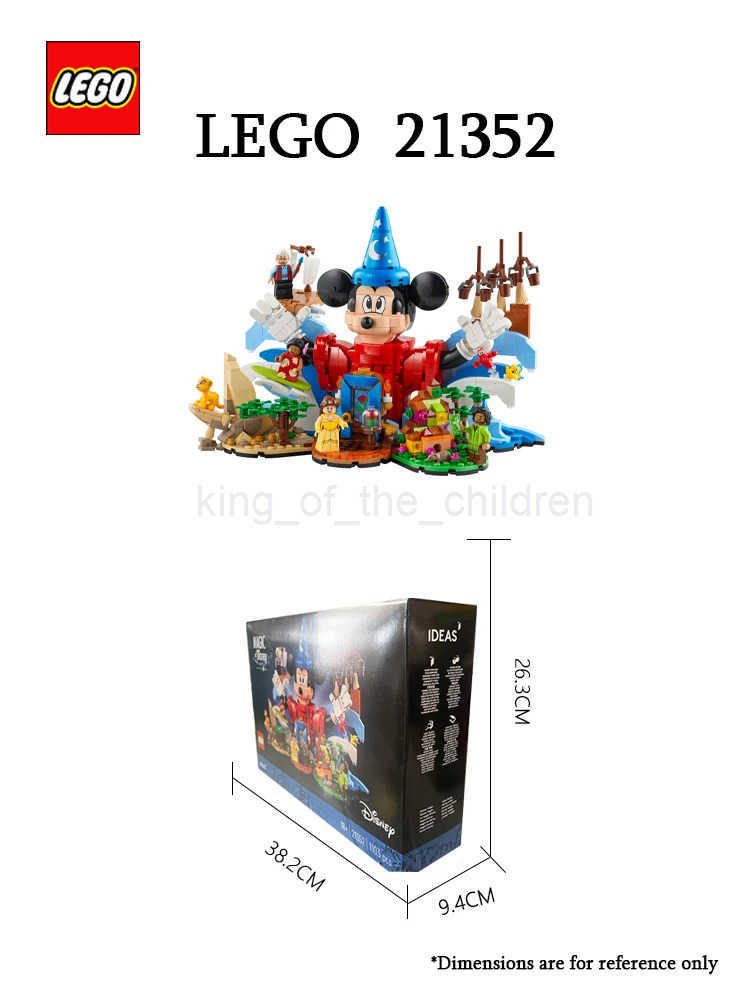 Disney Ideas Series Disney Magic World Mickey Century-Old Set Building Block Toys W250505