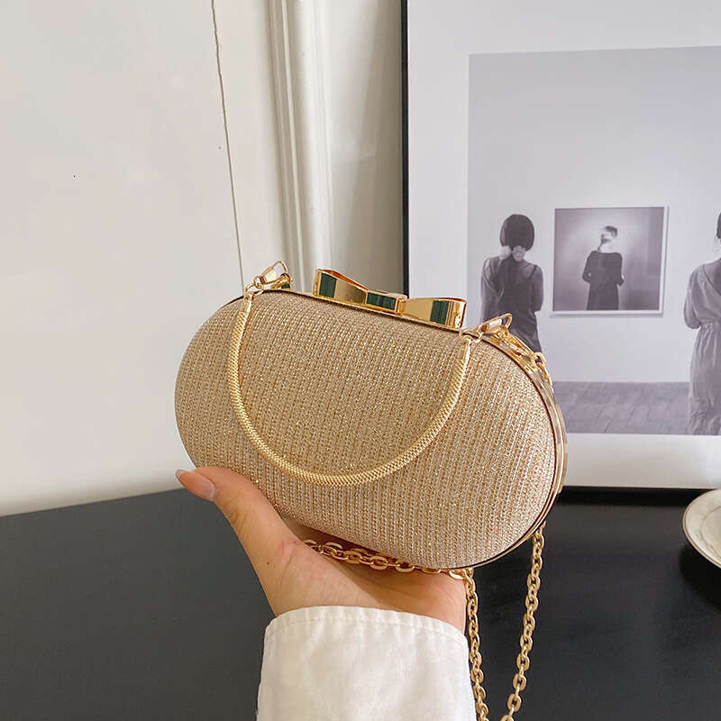 Dinner Bag Banquet With High Appearance And Shiny Butterfly Hand Holding Banquet Women S Small Dress Party Bag Chain Strap Shoulder Bag KQ
