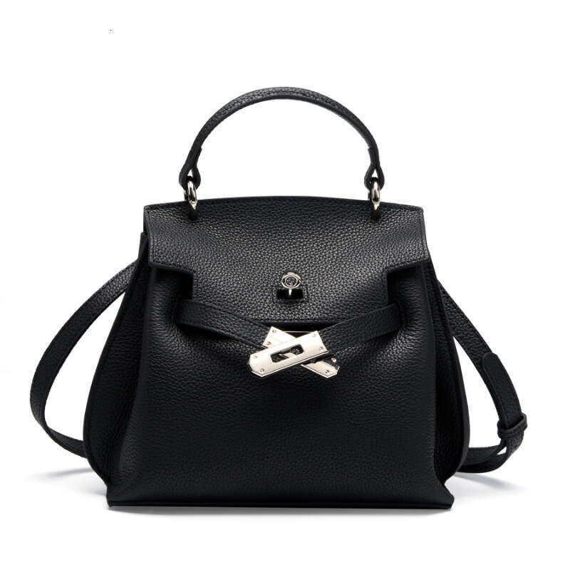 Kaili 2025 New Women's Fashionable And Versatile Top Layer Cowhide Bag, Single Shoulder Crossbody Leather Bag