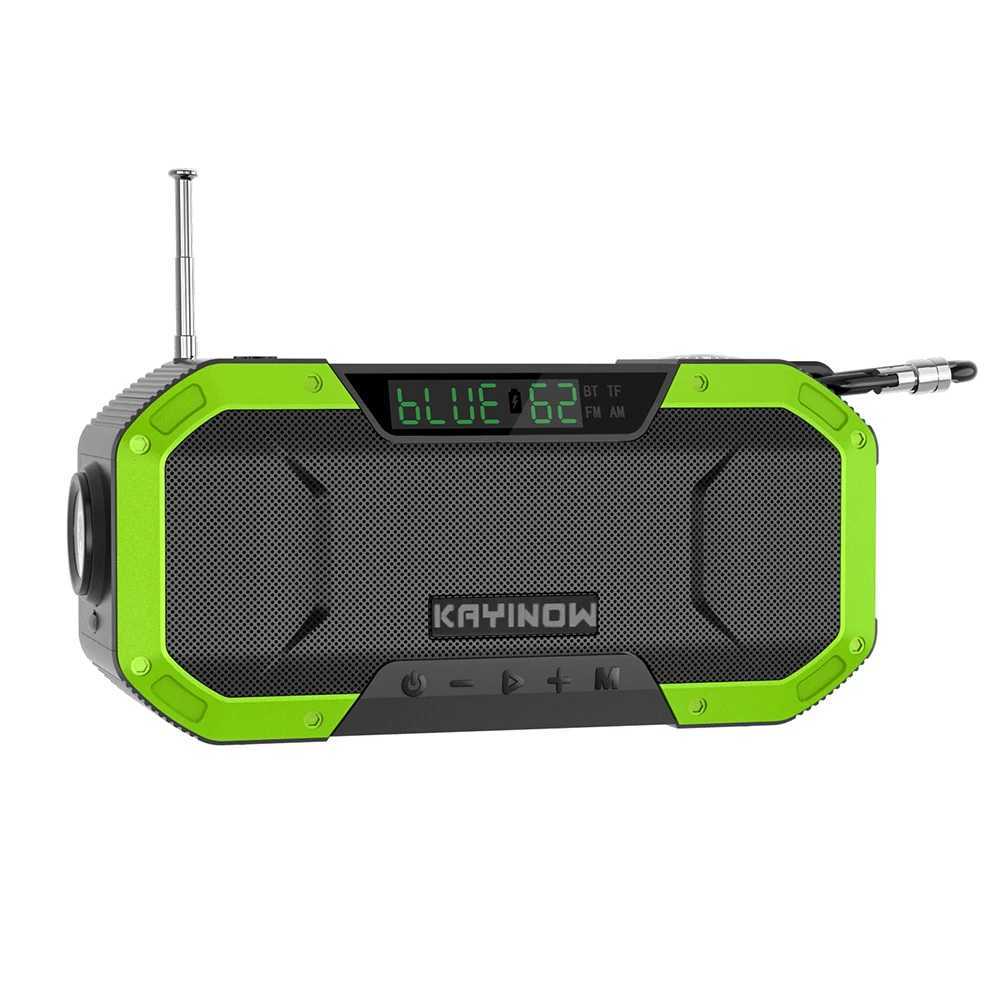 Multifunctional Radio Speaker Hand Crank Solar Crank Dynamo Powered AM/FM Weather Radio with 5000 mAh Power Bank X250505 - view 3