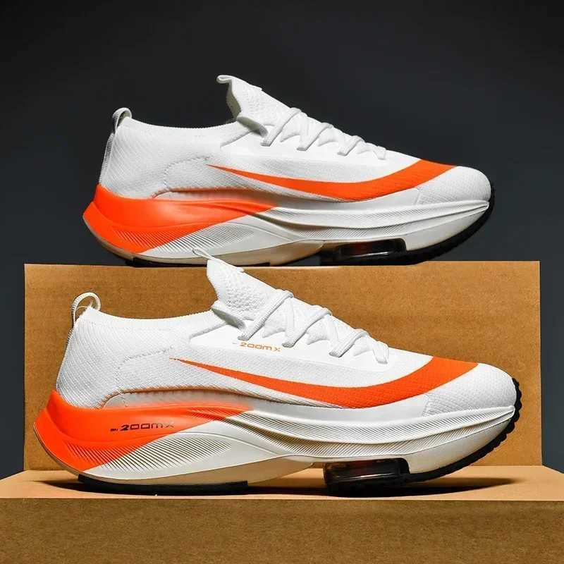 Couple Running Shoes Men Mesh Breathable Comfortable Flat Casual Walking Shoes Lace-up Trendy Outdoor Sneakers for Men Women W250505