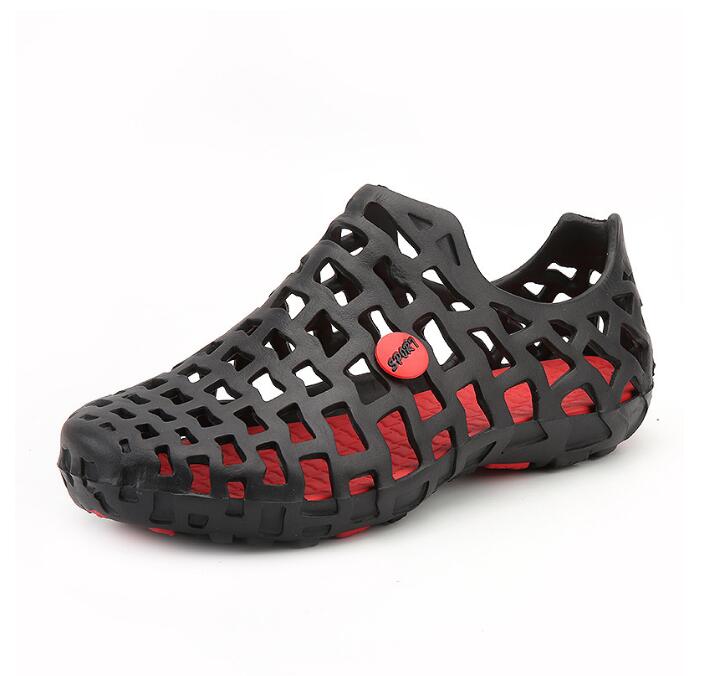 2025 Summer Couple Outdoor Cave Shoes Hollow Breathable Water Park Sandals Beach Shoe Cover Z 5.2-1