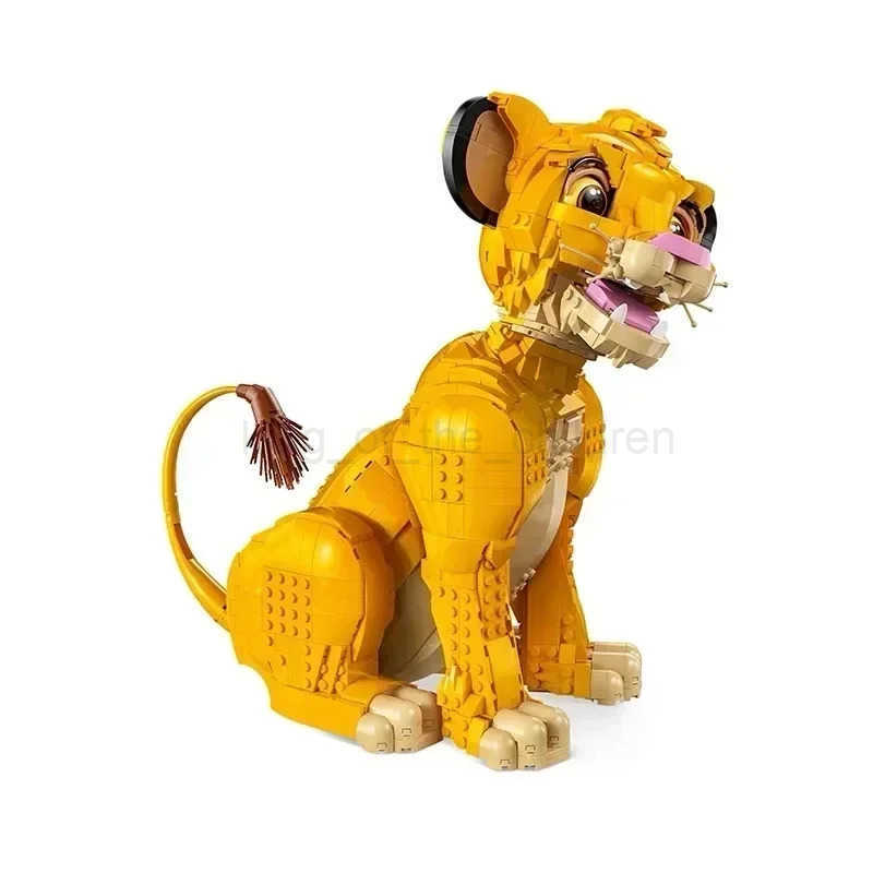 Disney New 43247 Lion Model Building Blocks Assemble Bricks Puzzle Toys For Kids Birthday Gifts 1445pcs W250505