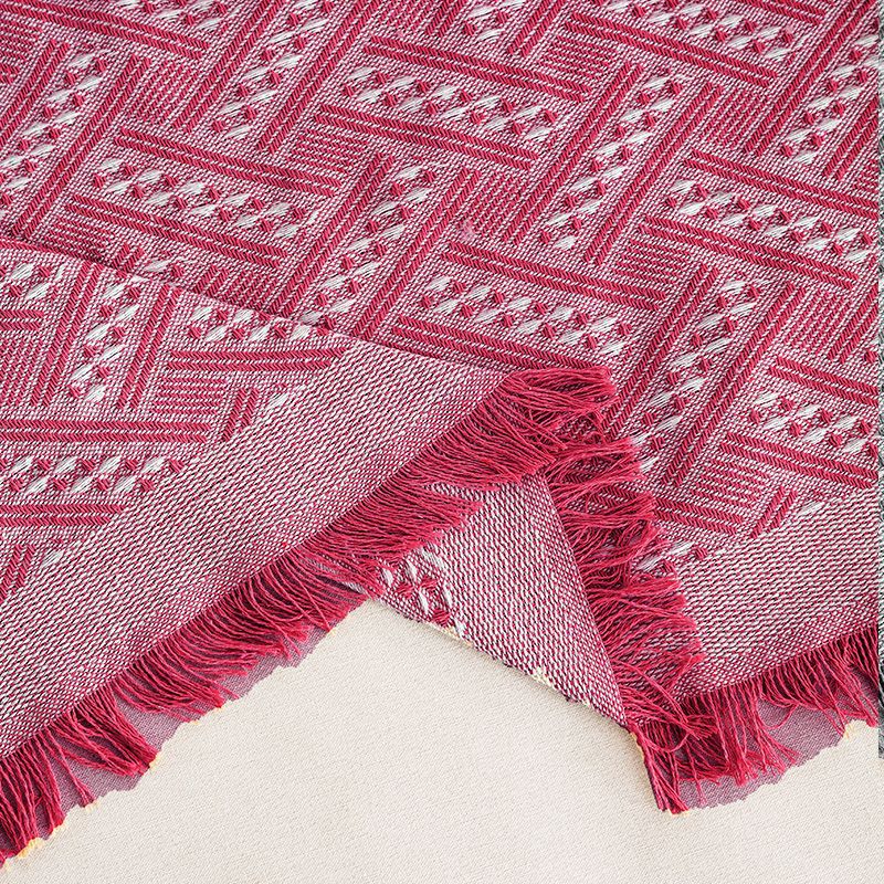 XX0402 French cream style tablecloth ins thickened cotton and linen style fabric tablecloth high-grade decorative cloth photo background cloth