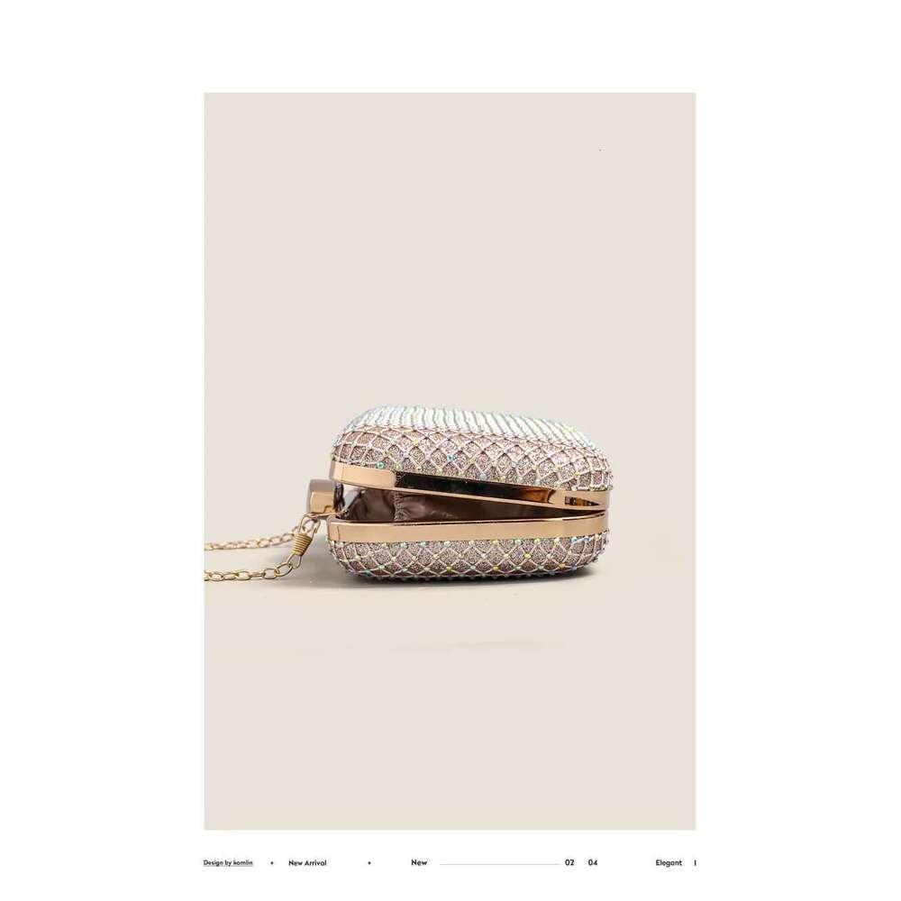 Trendy PU Leather Evening Clutch - High-End Shiny Handheld for Ladies' Banquet Parties with International Style Designer Bag