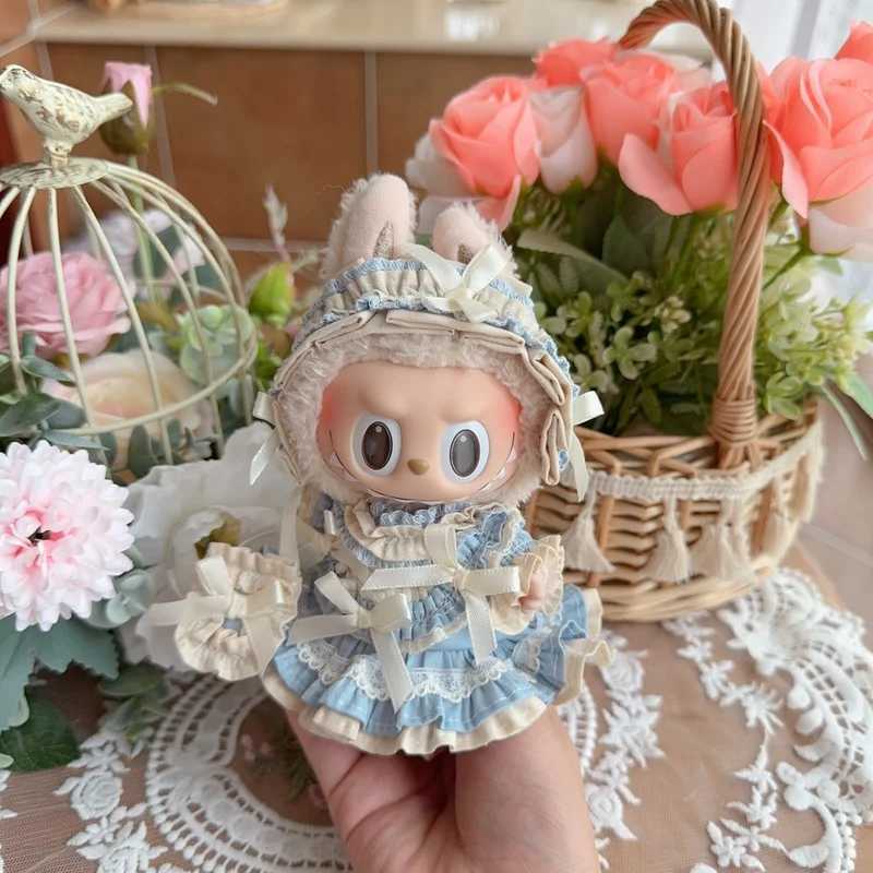 Suitable for 17cm Labubu princess dresses cute decorative small clothes mini doll clothing set accessories Free shipping