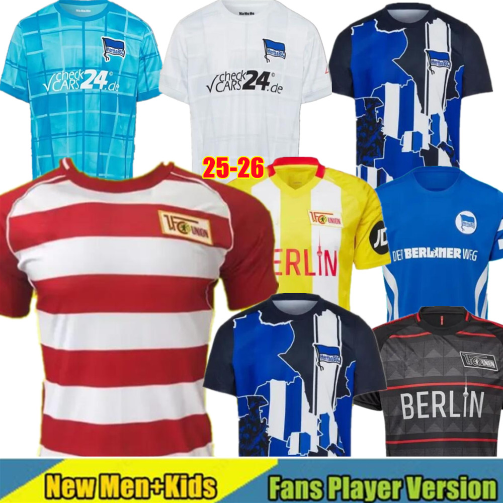 4XL 24 25 Hertha BSC Berlin Soccer Jerseys 2024 2025 PREVLJAK MARTEN WINKLER MICKAEL SCHULER FABIAN REESE CUISANCE Hertha BSC Fan Football Shirts Men kits KITD