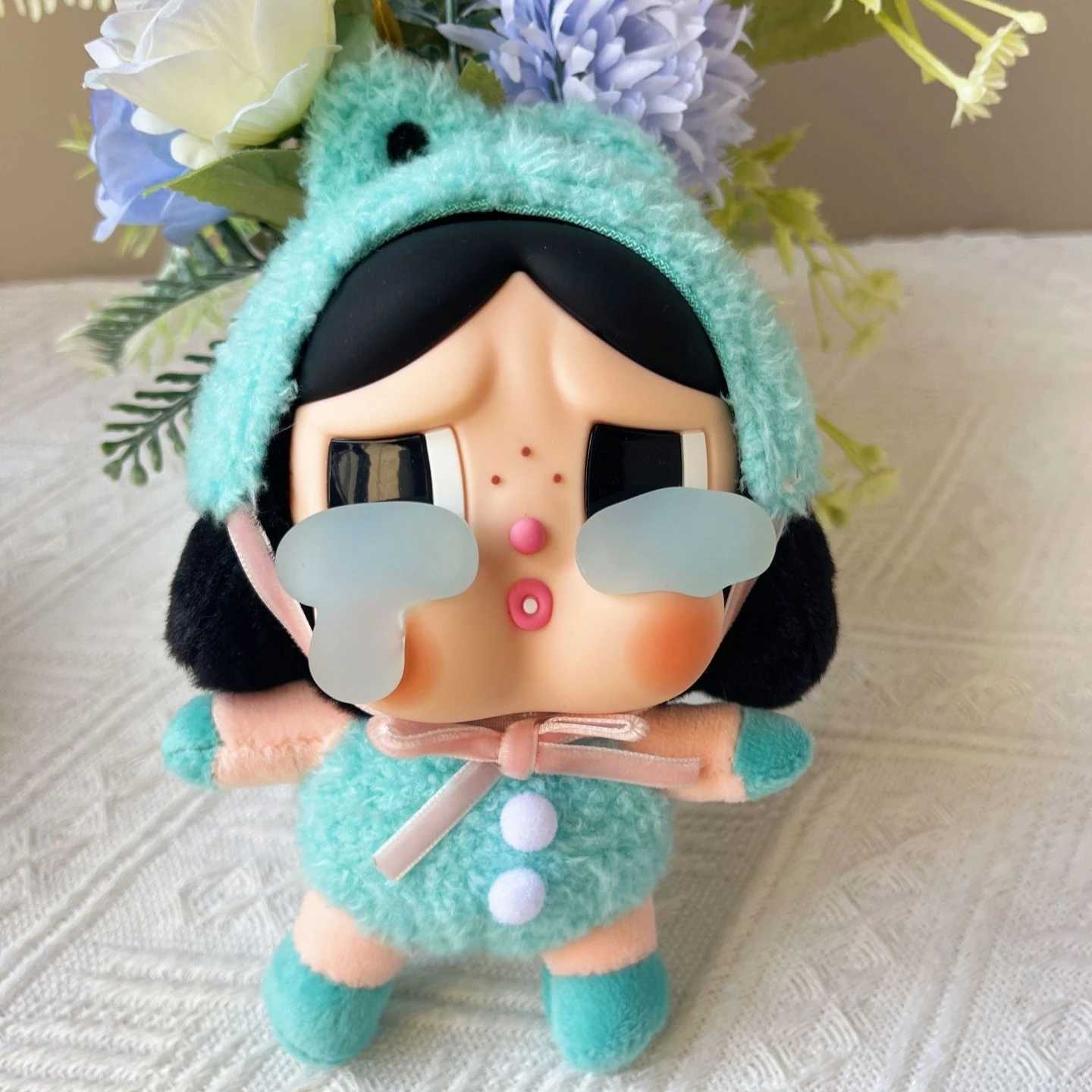 High quality replica again popular blind box with a sitting arons Labubu V1 V2 17cm doll toy market crying baby giftT250505