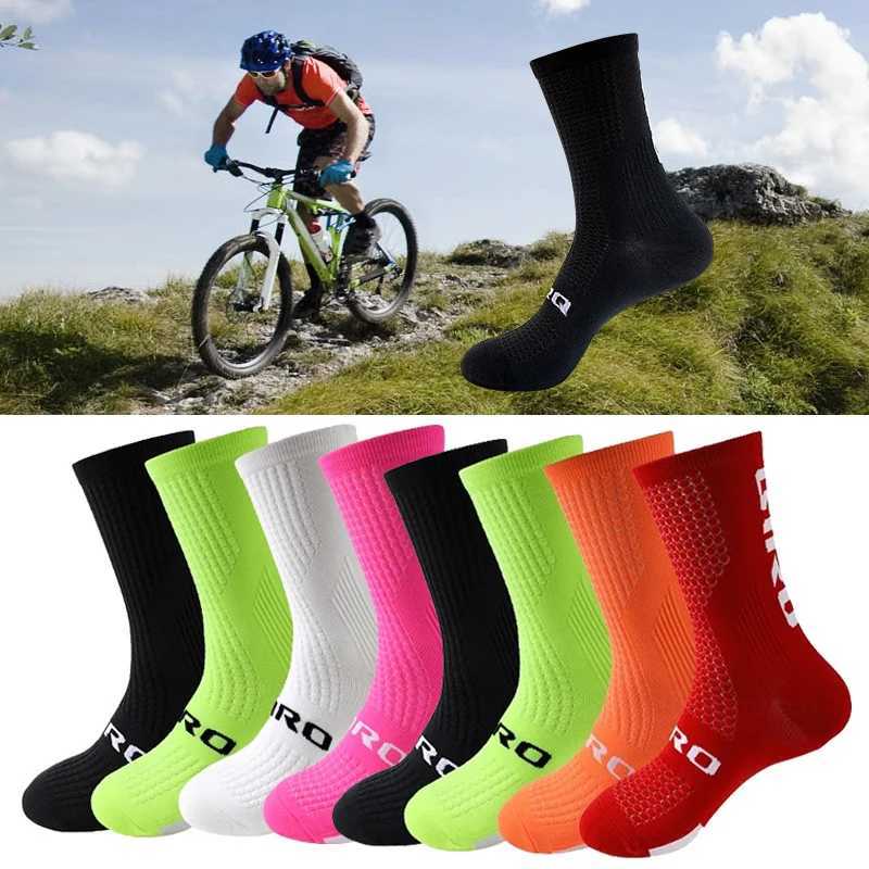 4 Pairs Cycling Socks Men Biking Socks High Quality Brand Compression Socks Breathable Soccer Running Sport Socks Bike Z250505