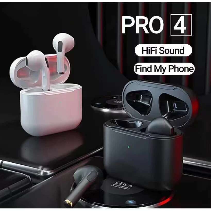 Pro 4 TWS Wireless Headphones Earphone Bluetooth-compatible 5.3 Waterproof Headset with Mic for Pro4 Earbuds Game