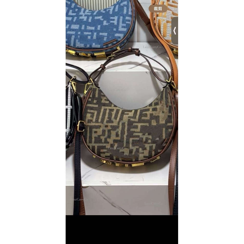 FF Bag New Luxury Fashion Classic Trend Designer Bag Advanced Fashion Moon Women's Single Shoulder Crossbody Style Handbag c39
