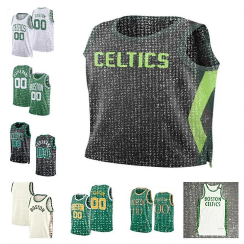 Men Celtics Jersey custom Basketball Brown Jayson Tatum Kristaps Porzingis Derrick White Payton Pritchard Jrue Holiday Horford Sam Hauser Torrey Craig Luke Kornet