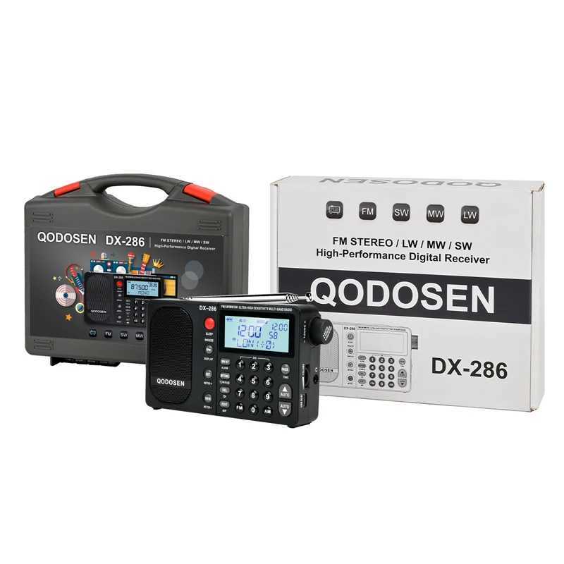 DX-286 portable AM/FM/LW/SW digital world all band radio from the United States/European Union equipped with TEF6686 car chip. X250505