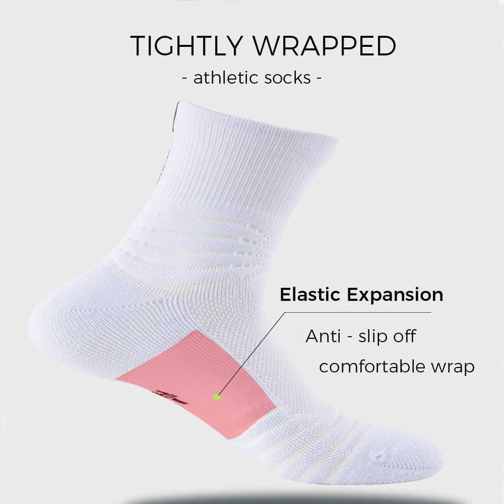 3 packs of mens cotton sports team socks fully padded work sports socks belt pads sports running socks 7.5-10 Z250505
