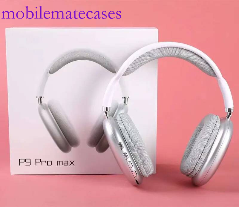 P9 Pro Max Wireless Earphones Headphones With Microphone Led Battery Indicator Gaming Headset for Computer Mobile Phone