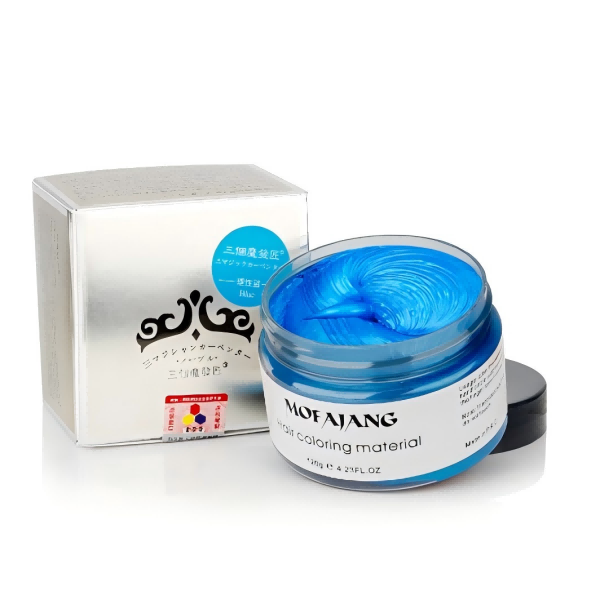 8 colors Mofajang Hair Wax Coloring 120g hair styling Mofajang Pomade Strong style restoring Pomade wax big skeleton slicked Hair Cream