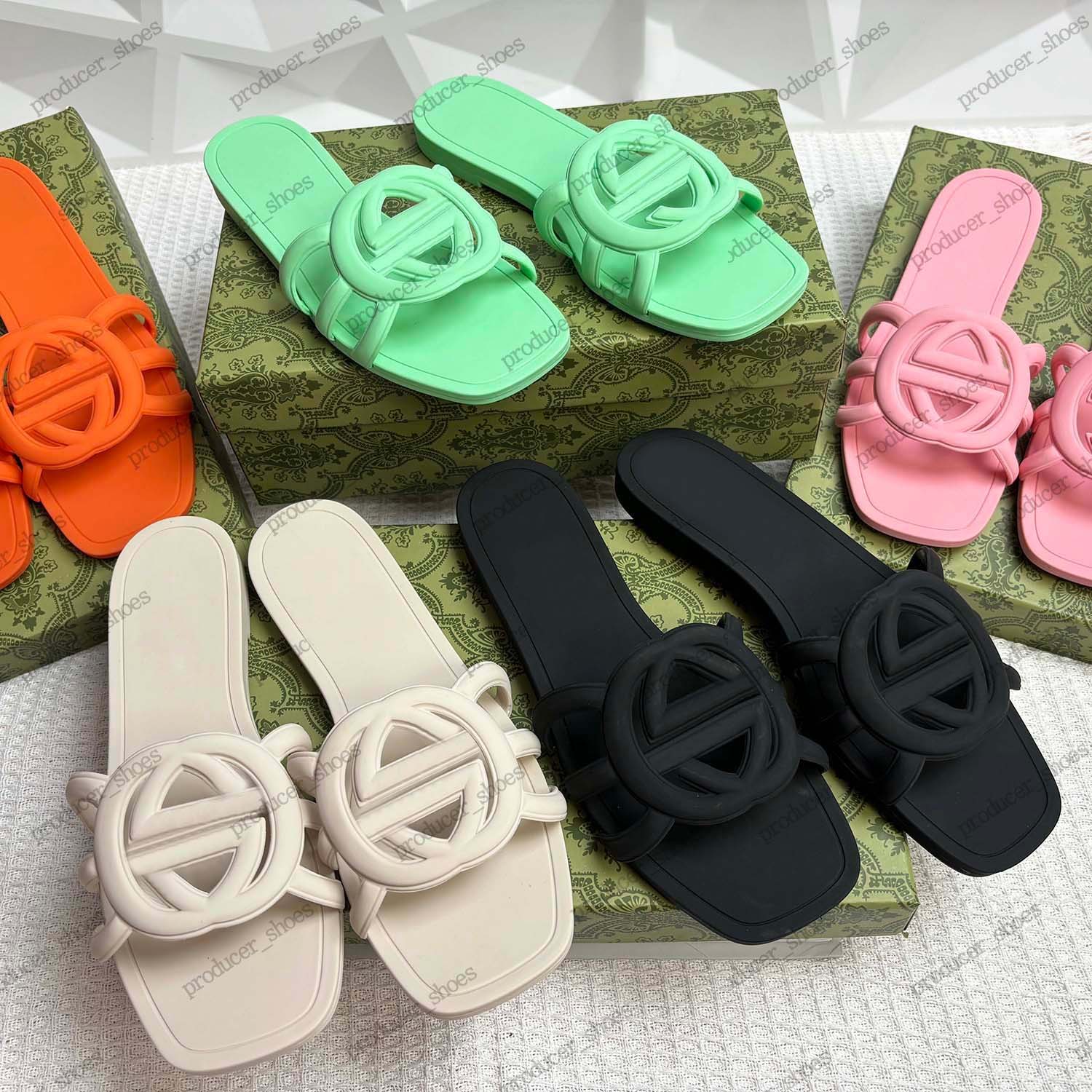 Designer sandals, luxurious women's hollow new color thick-soled slippers, men's sliding slippers, fashionable, classic, retro and cute sun and beach sandals
