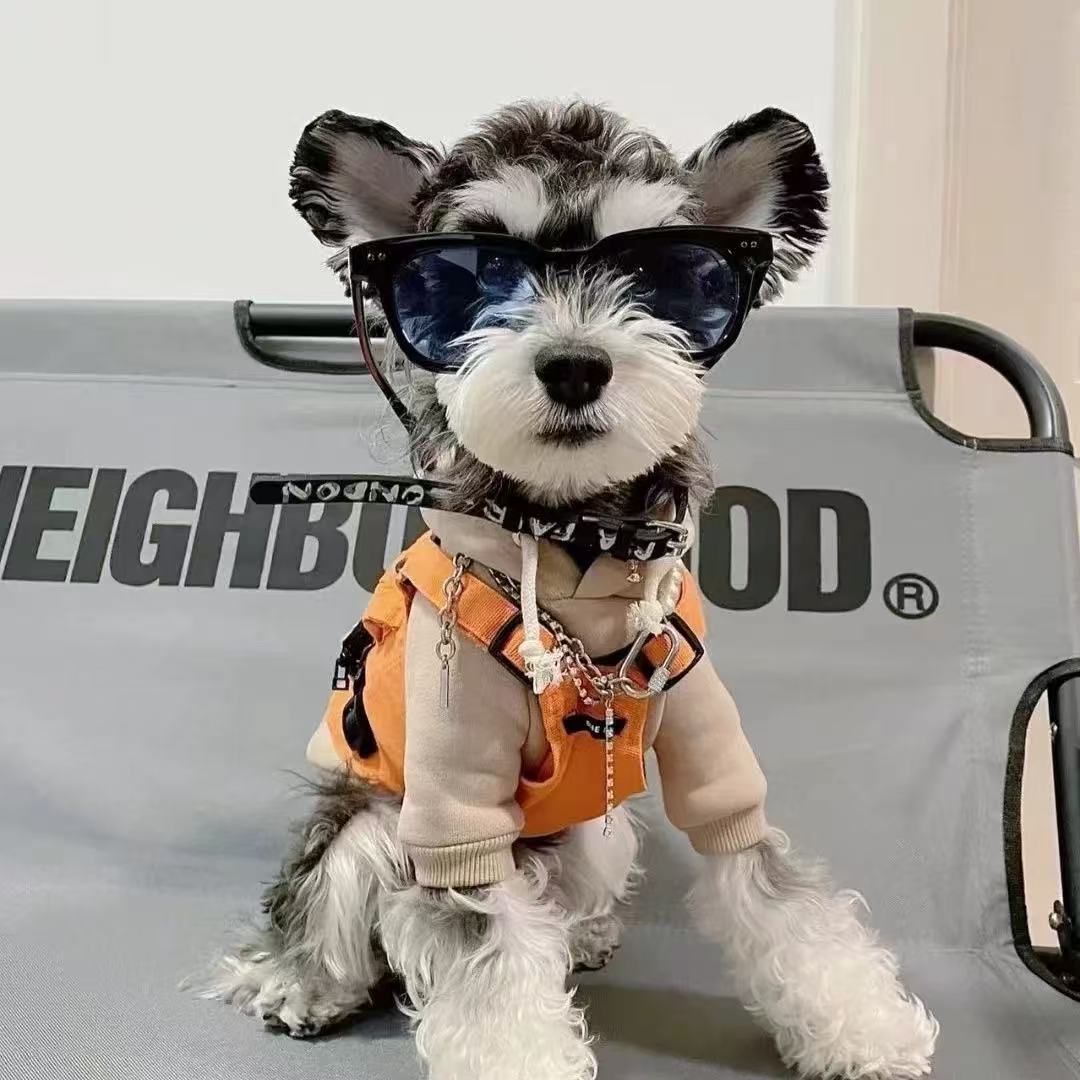 T00143 New autumn and winter dog clothes thick warm French bulldog Schnauzer Bichon Teddy Shiba Inu cat sweater jacket