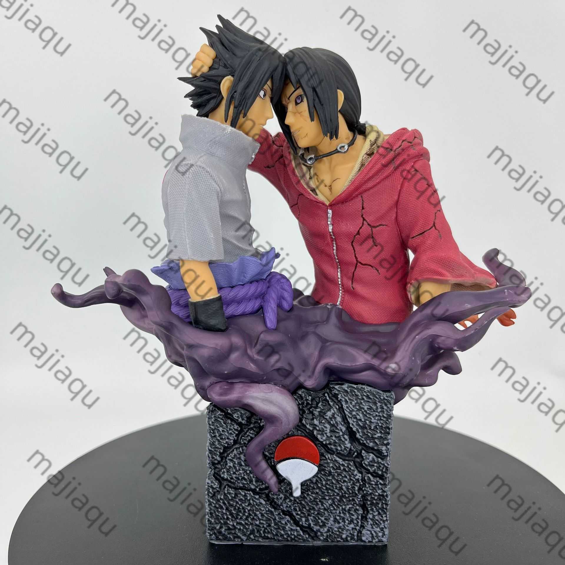 Anime Characters Sasuke Uchiha Itachi Brothers Reconcile with Boxed Models Figurines and H250505