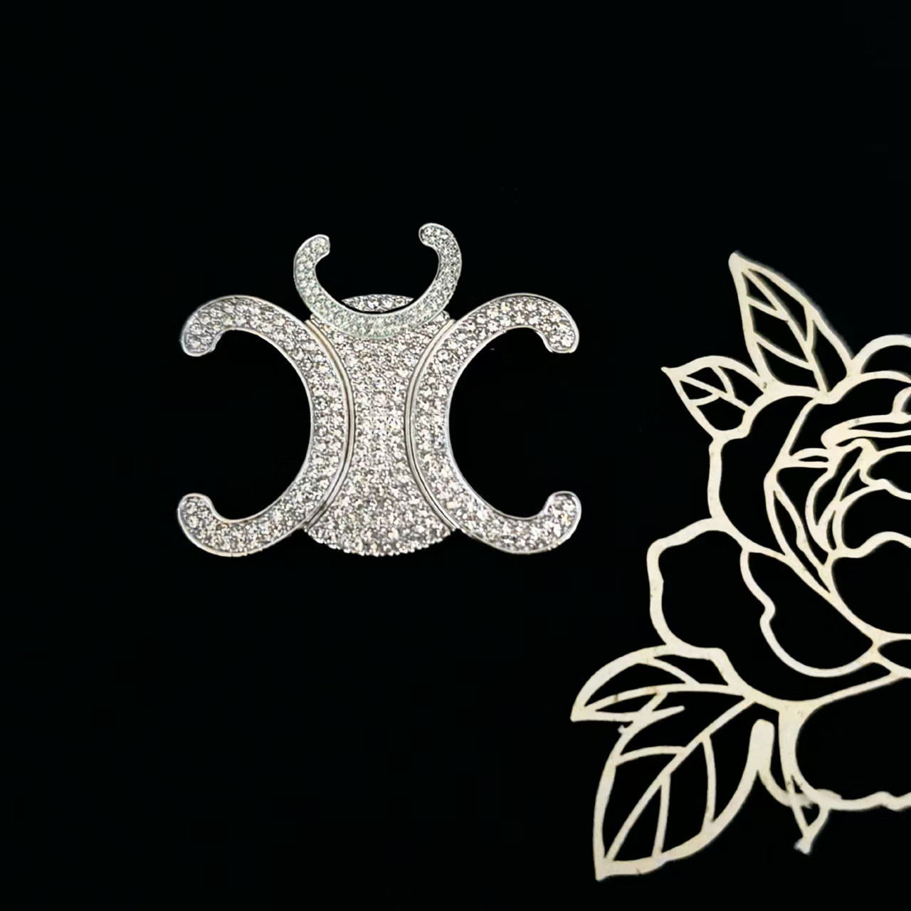 Designer Brooch Fashion Suits Pins Woman Letter V Diamond Pearl Brooches Brand Letter Luxury Jewelry Brooches