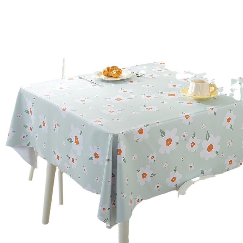 XX0399 ins style waterproof, oil-proof, scalding-proof, washable table cloth, small fresh student dormitory desk cloth, coffee table cloth