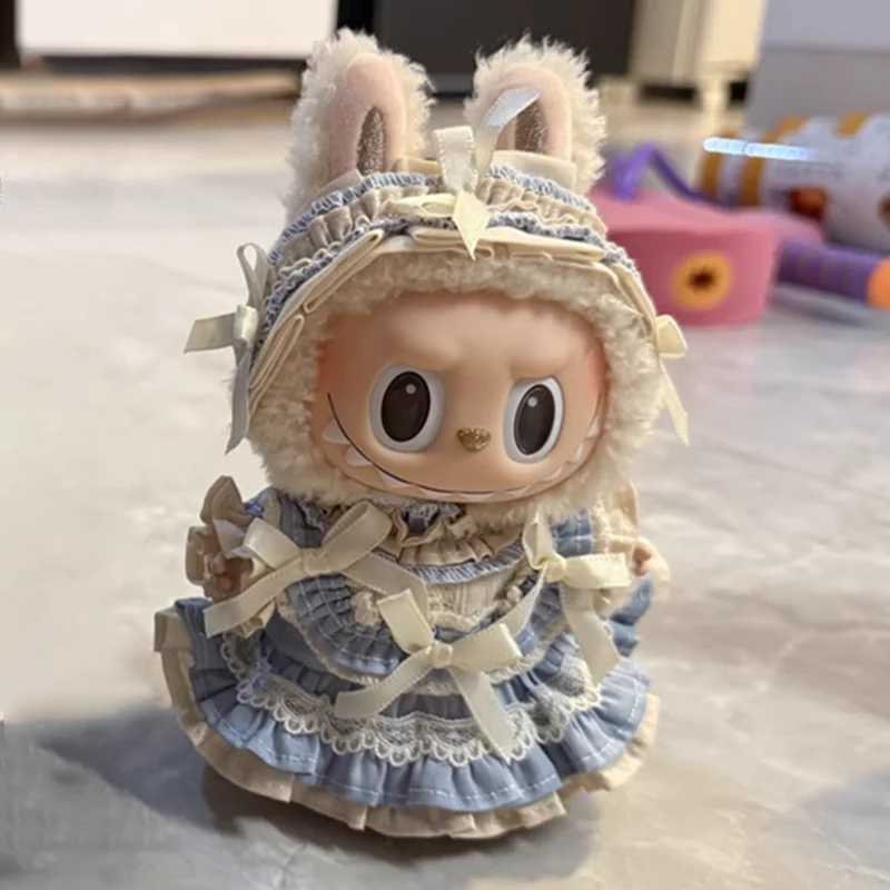 Suitable for 17cm Labubu princess dresses cute decorative small clothes mini doll clothing set accessories Free shipping