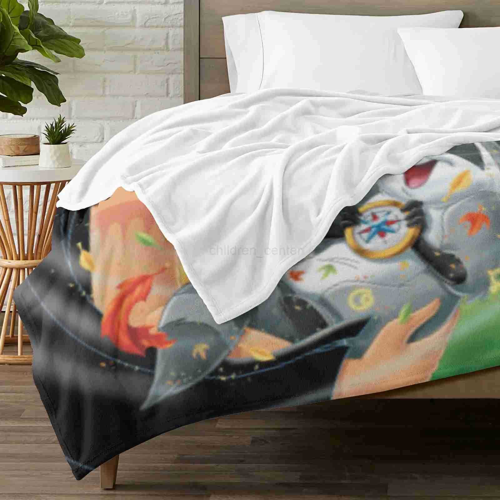 Disney Pocahontas Princess Warm Flannel Blanket Anime Style Pattern Printed Blanket Bed Sofa Bed Girl W250505