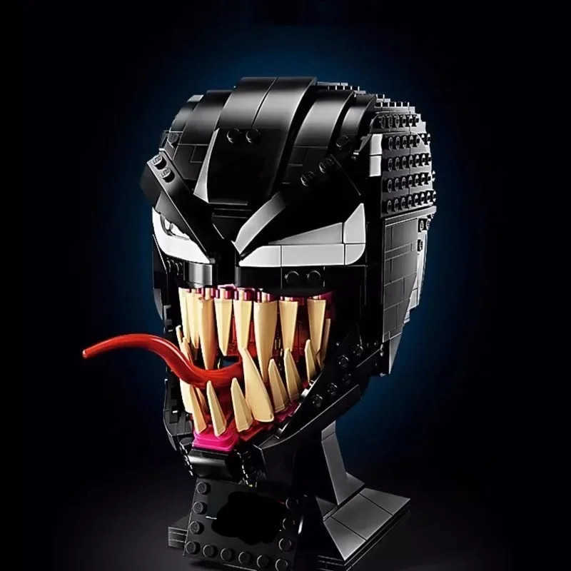 Disney Marvel Comics Superhero Building Blocks Darth Vader Venom Spider Man Iron Head Assembly 3D Model Mini Brick Toy Christmas Gift W250505