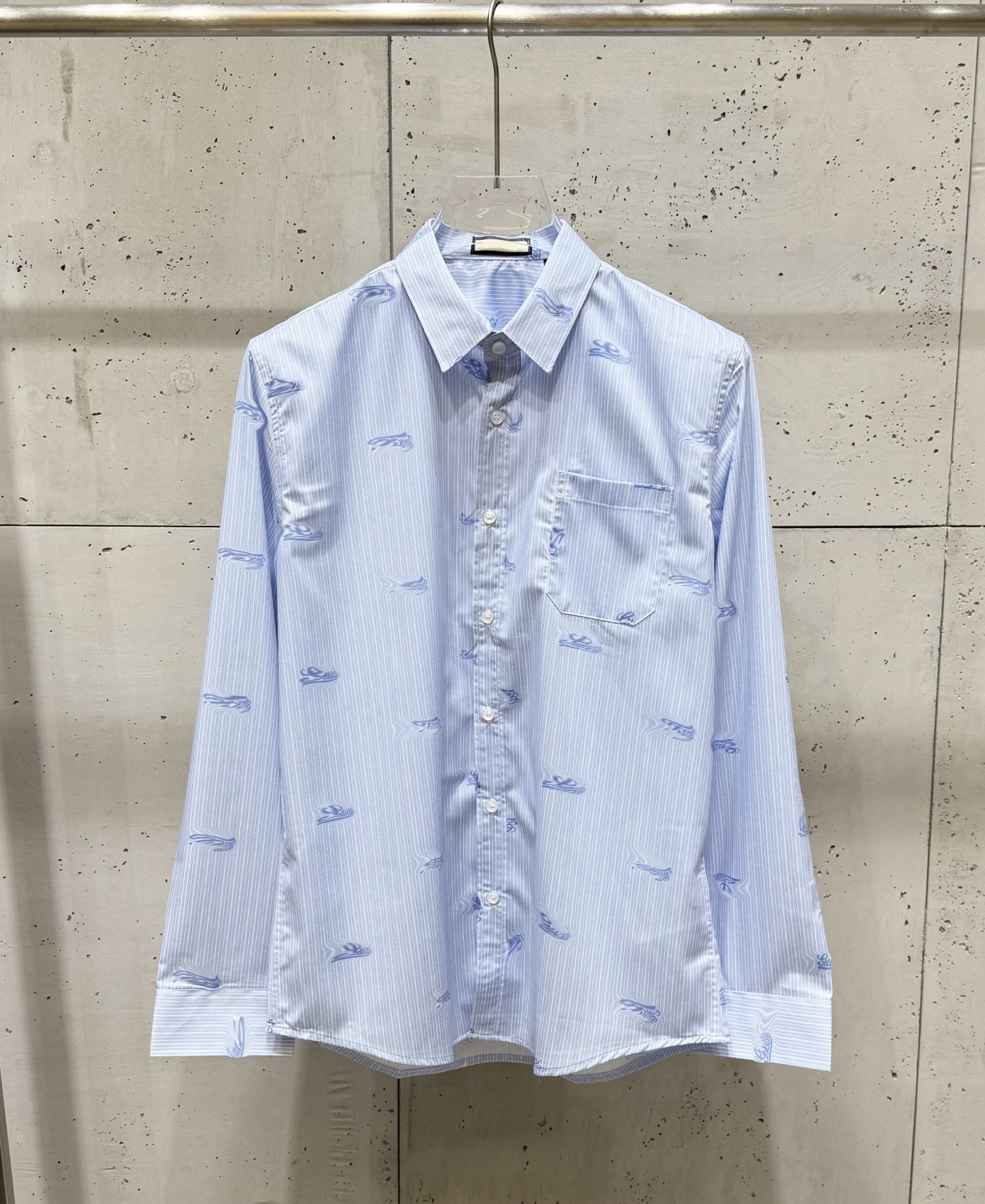 Hawaiian letter printed beach shirt, fashionable men designer, bowling nightclub, casual long-sleeved button shirt, men's business summer loose dress, suit M-3XL #45