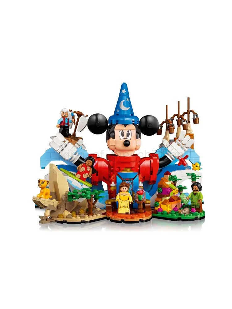 Disney Ideas Series Disney Magic World Mickey Century-Old Set Building Block Toys W250505