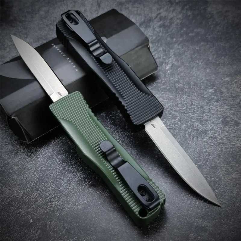 4850 Push Button Knife Zinc Alloy HandLE 440C Blade Outdoor CamPING Adventure Fishing Cutting Daily Carry Multi-purpose Tools Z250505