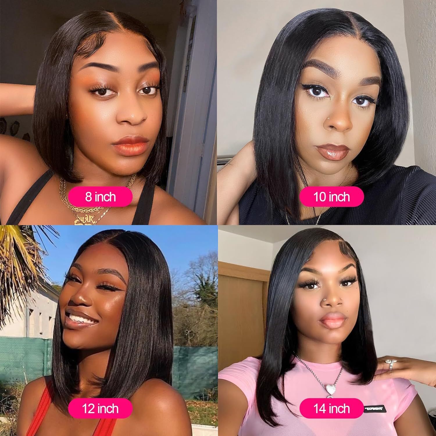 selling Hot lace synthetic wig headband for women black short straight hair