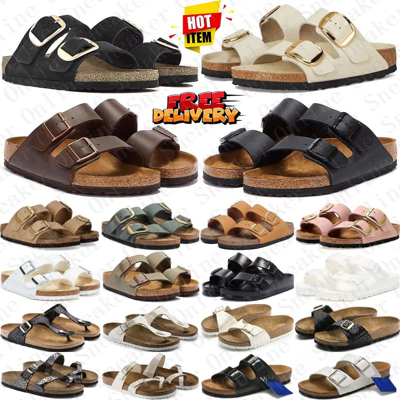 Free shipping Designer birkinstocksandal clogs heels slippers slides for mens Buckle womens Black Boston sandal flats Loafers mules shoes furry Flip Flops