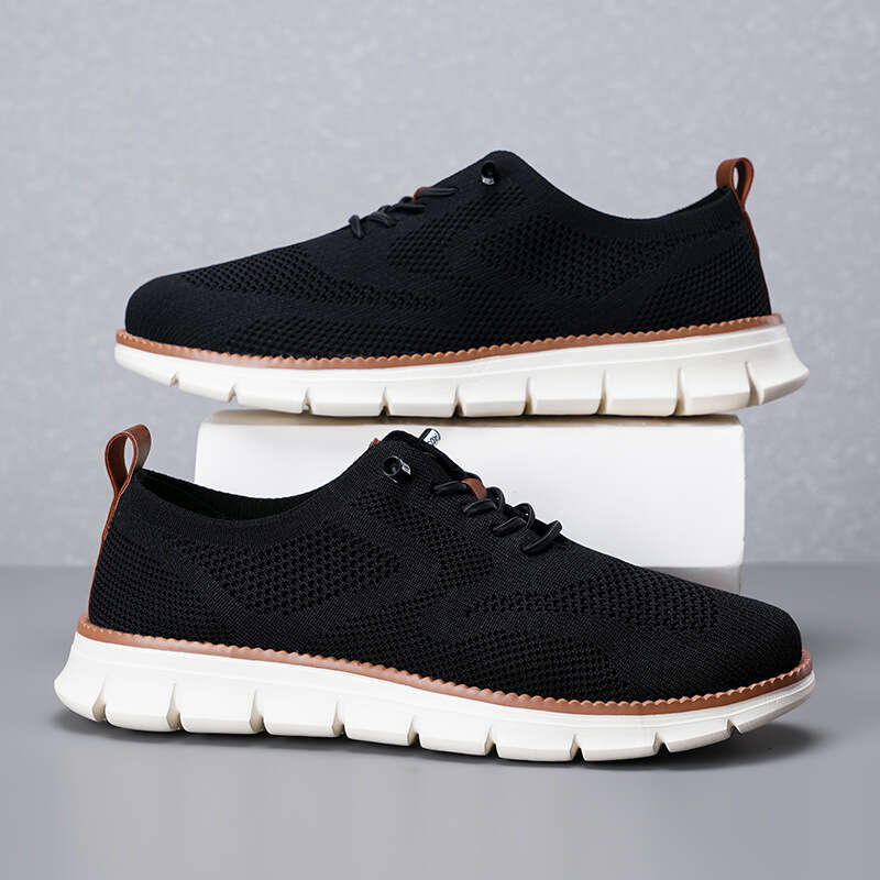 2025 Men's Casual Dress Sneakers new lightweight lace up casual shoes Mesh Breathable Walking Shoes Tennis Comfortable
