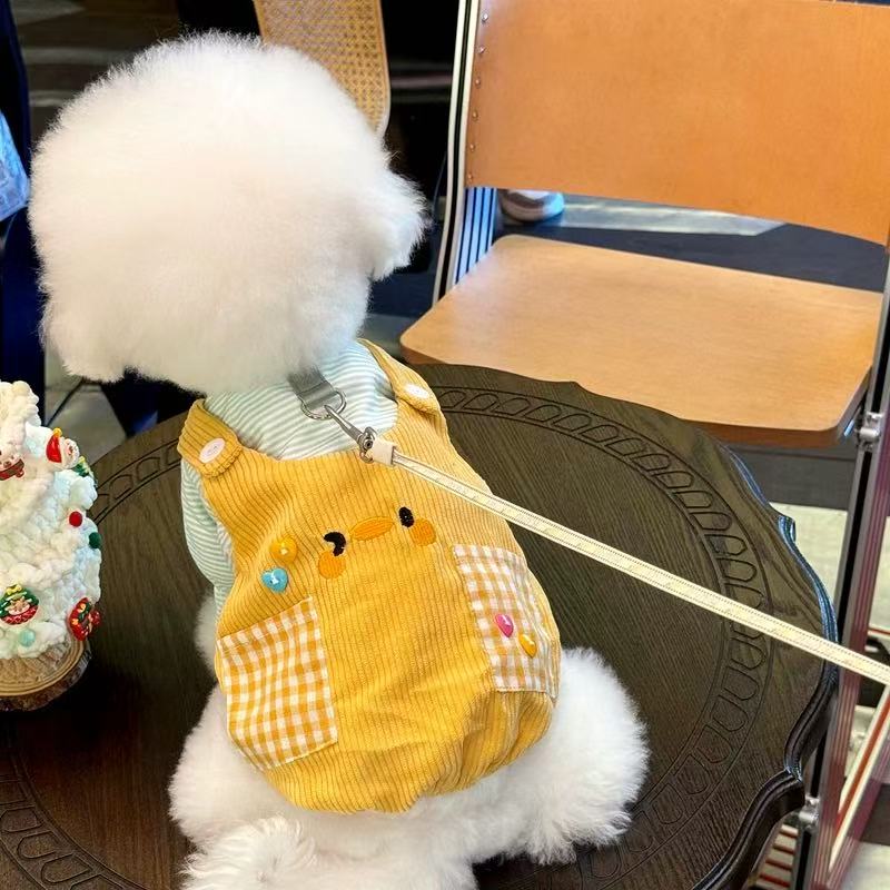 T00140 Dog Clothes Cool Motorcycle Jacket Vest Jacket Schnauzer Teddy Shiba Inu Bichon West Highland Mal