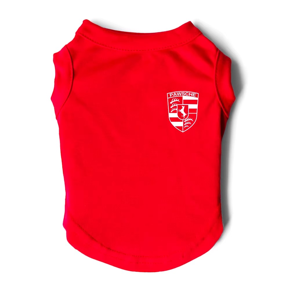 Dog Shirt Vest Clothes for Small Dogs Boy Girl Summer Imitating Design Classic Logo Puppy T-Shirts Soft Cool Breathable Dog Sweatshirt Pet Apparel Bla