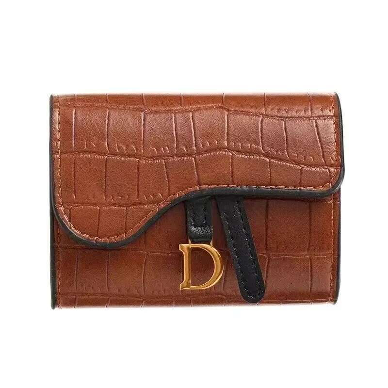 Women Short Walet MiniPU Letter Wallet Multi Card Holder SmalMulti Functiona Clutch Bag