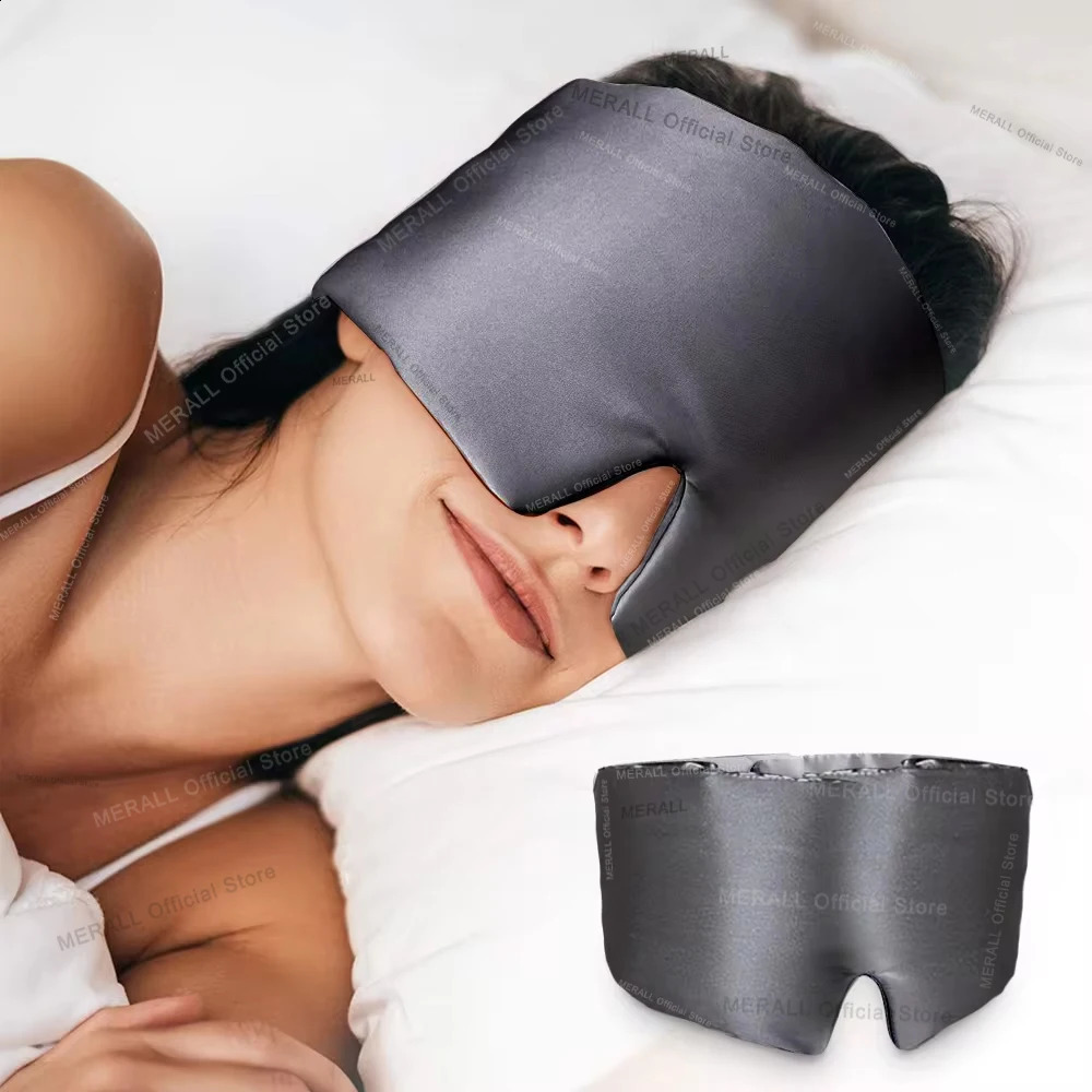 Mulberry Silk Sleep facial mask Eye Mask Obstructive Light Eye Mask Cushion Slaapmasker Travel Sleep Aid Sleep Patch 250429