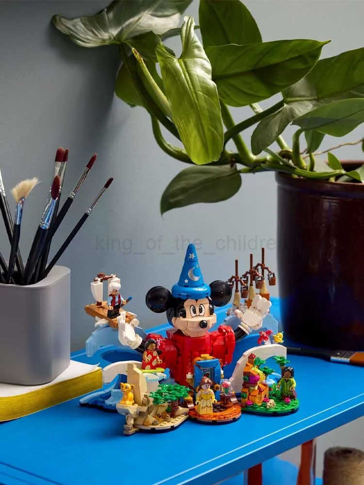 Disney Ideas Series Disney Magic World Mickey Century-Old Set Building Block Toys W250505
