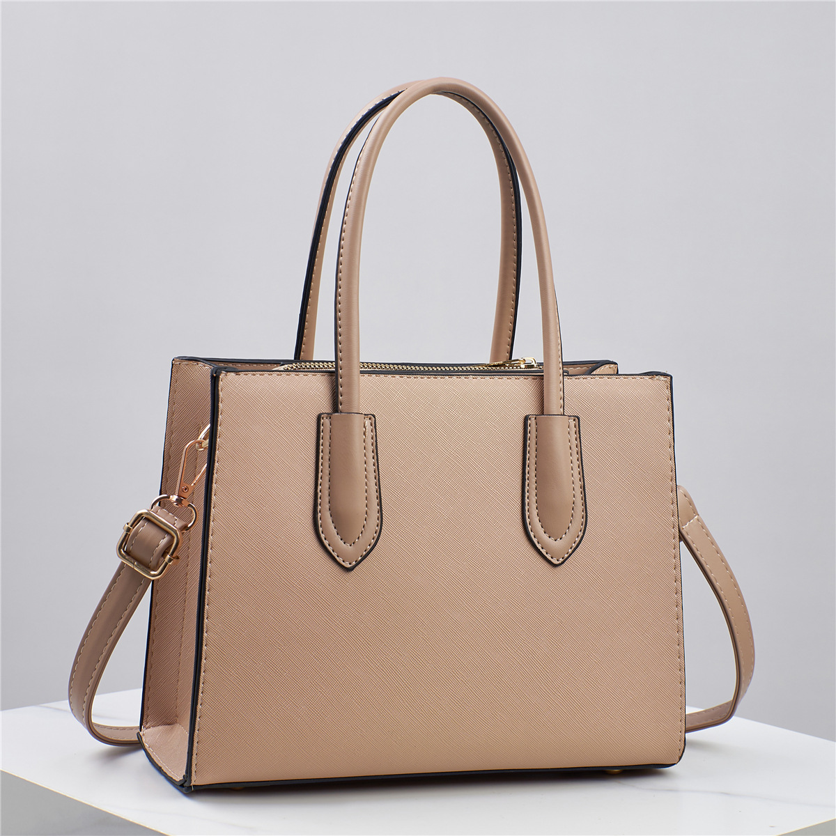 New atmospheric versatile cross-border handbag fashionable versatile messenger bag Korean version retro niche large-capacity shoulder bag tote bag
