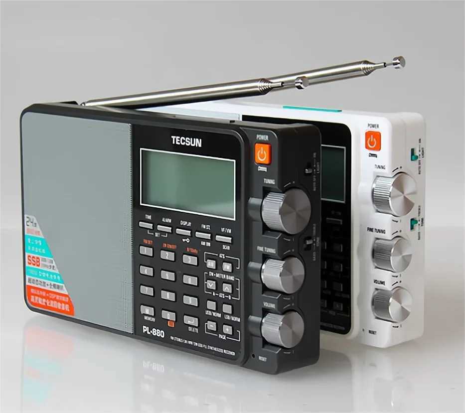 Tecsun PL-880 FM/AM/MW/LW/SW SSB Full Band Digital Tuner High Sensitivity Portable Radio X250505