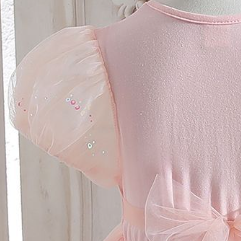 DISNEY Elsa princess dress kids designer clothes baby designer Children's summer dress short sleeves mesh skirt