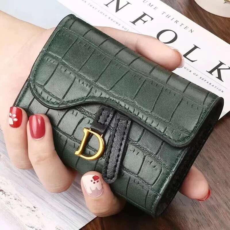 Women Short Walet MiniPU Letter Wallet Multi Card Holder SmalMulti Functiona Clutch Bag
