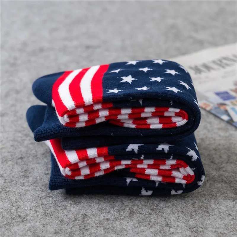 New American flag socks womens charm hip-hop socks fun street fashion cotton long tube socks party gifts Z250505-1